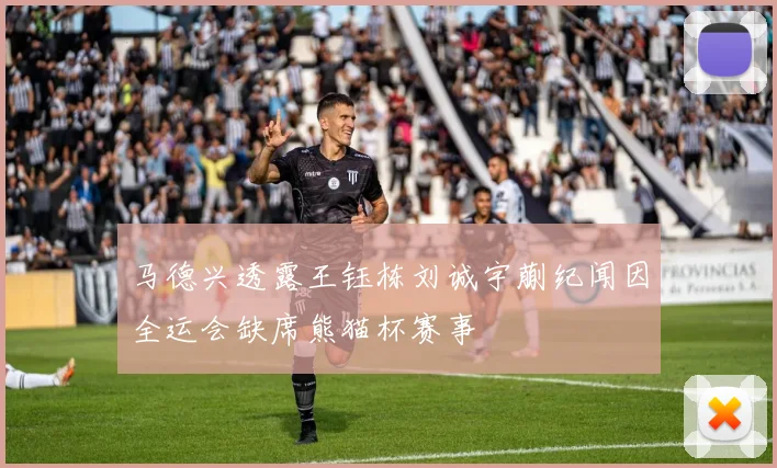 马德兴透露王钰栋刘诚宇蒯纪闻因全运会缺席熊猫杯赛事